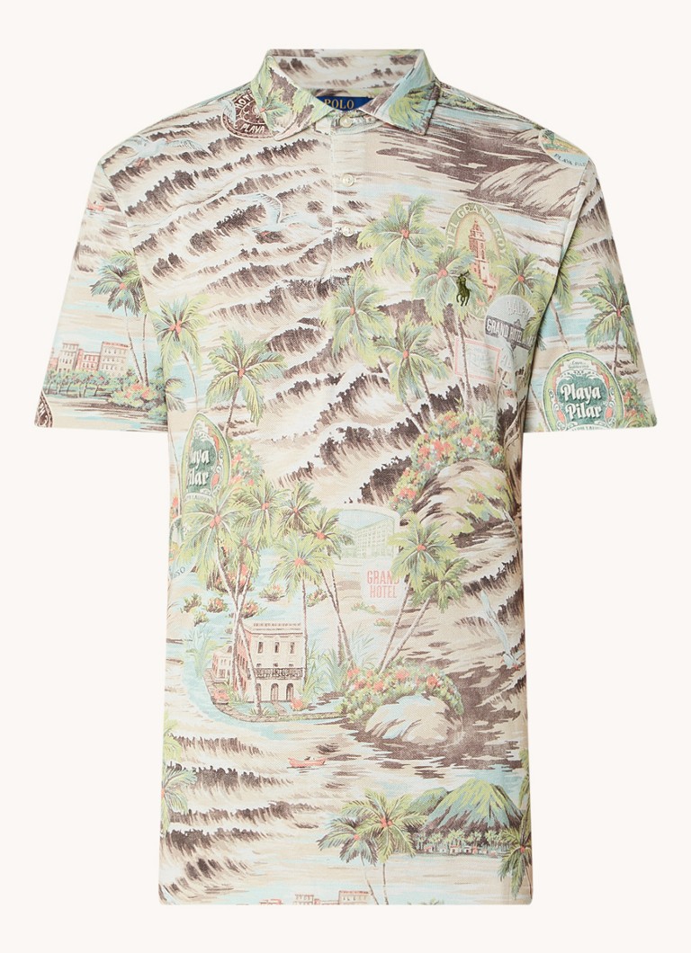 Croială slim fit personalizată Polo Ralph Lauren cu imprimeu