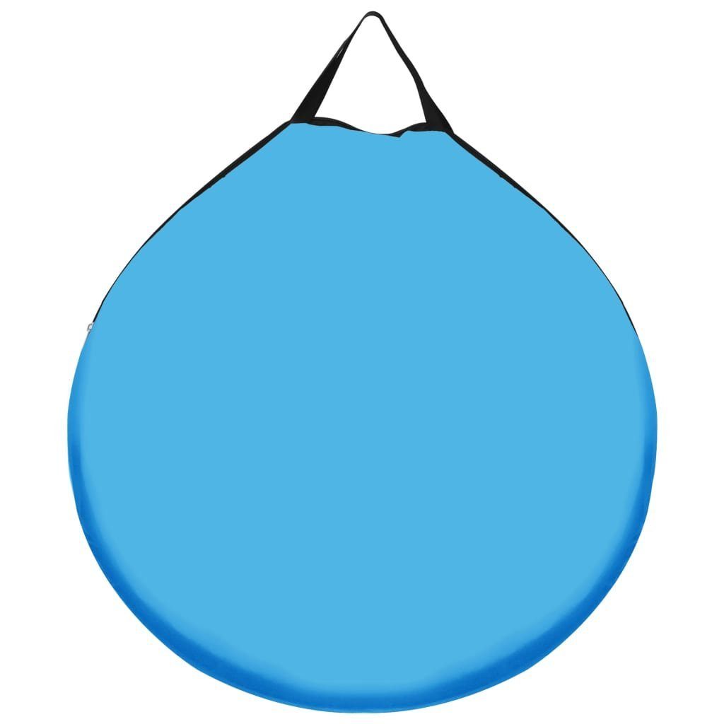 vidaXL Solardusche Pop-Up Duschzelt Blau