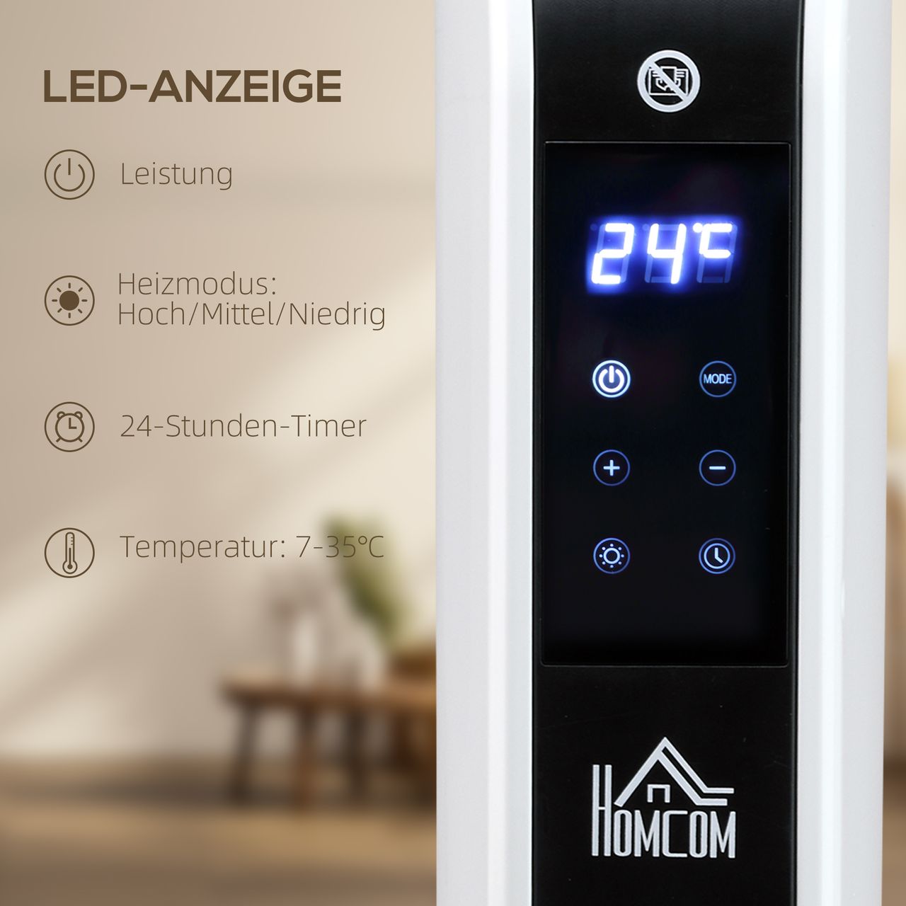 HOMCOM Heizgerät 2180 W