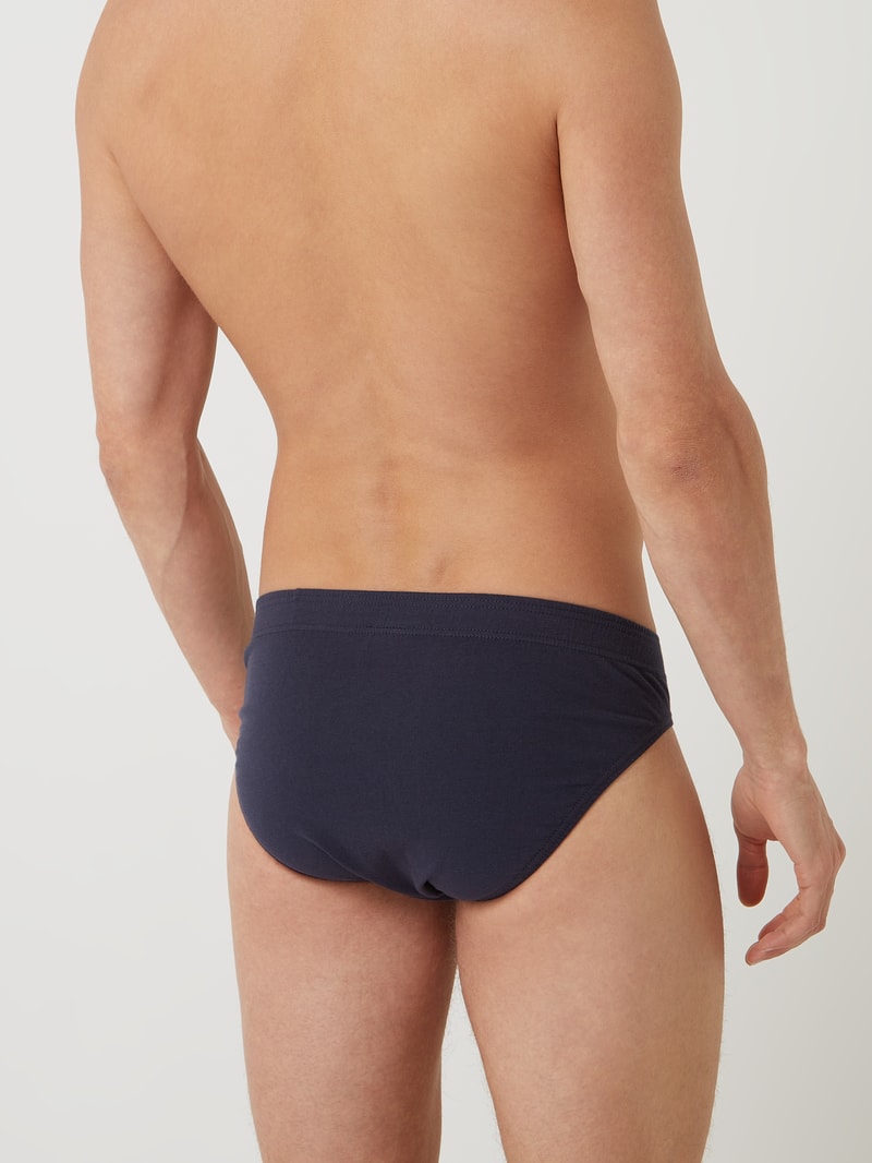 Slip aus Baumwolle im 7er-Pack in dunkelblau
