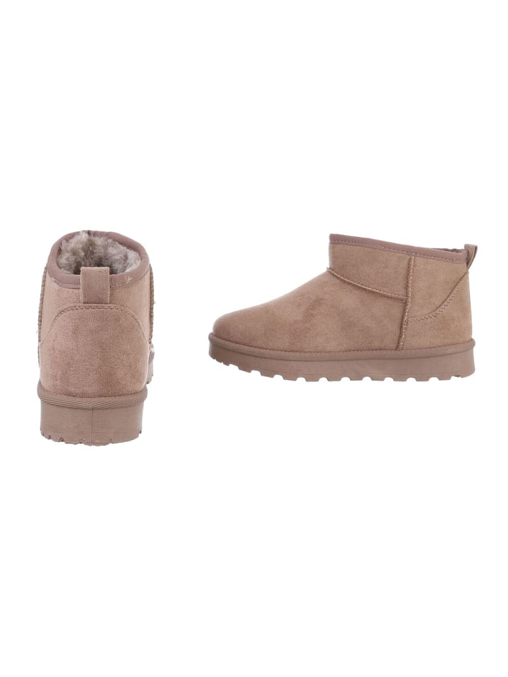Ital-Design Stiefelette in Hellbraun günstig kaufen