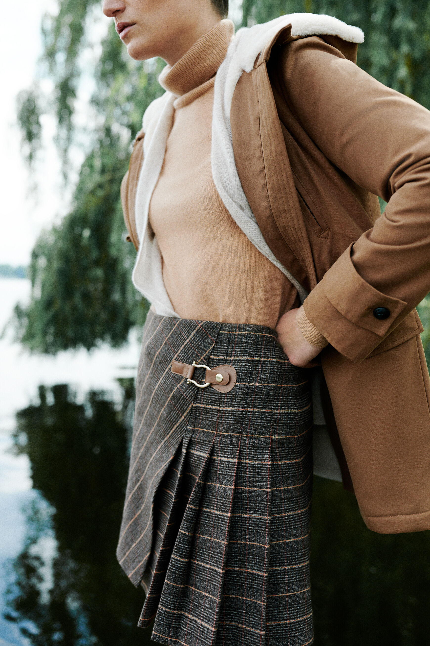 jupe margaret marron fonce femme
