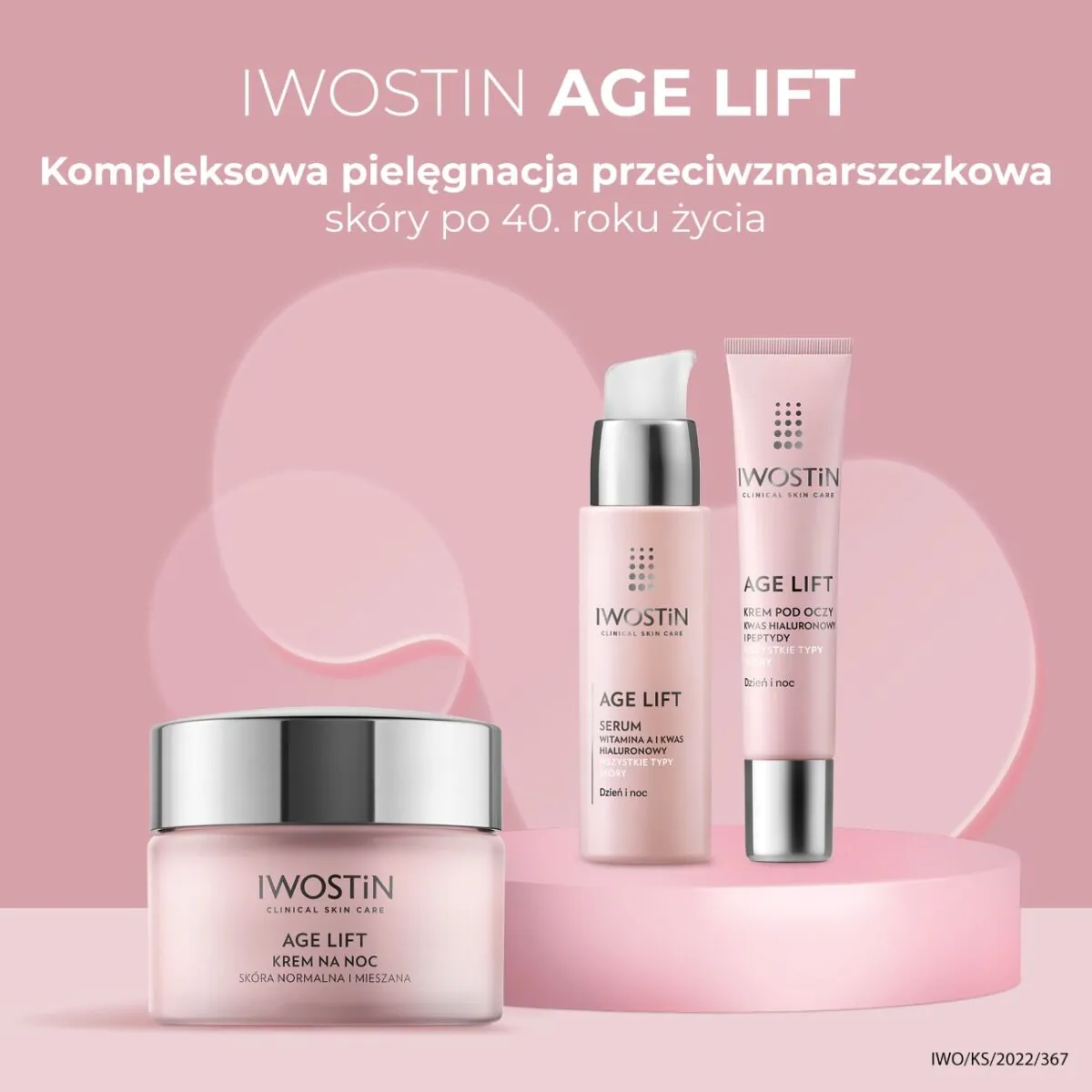 Iwostin Age Lift noćna krema za kombinovanu kožu