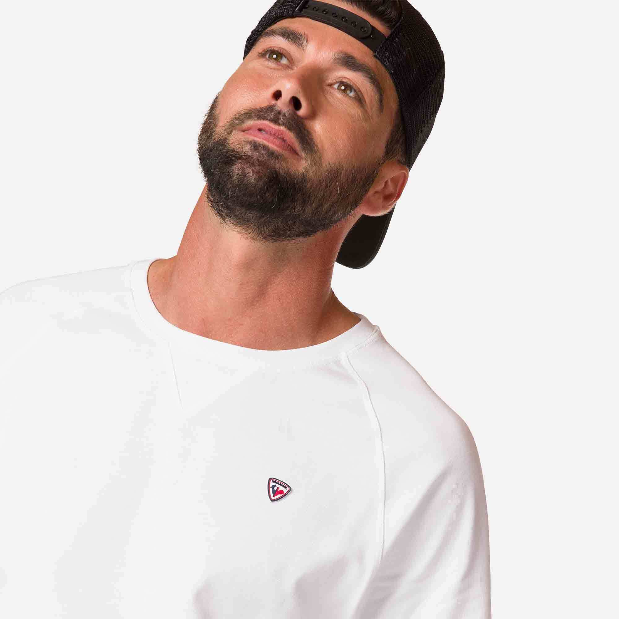 T-shirt confortable en coton à manches raglan courtes homme