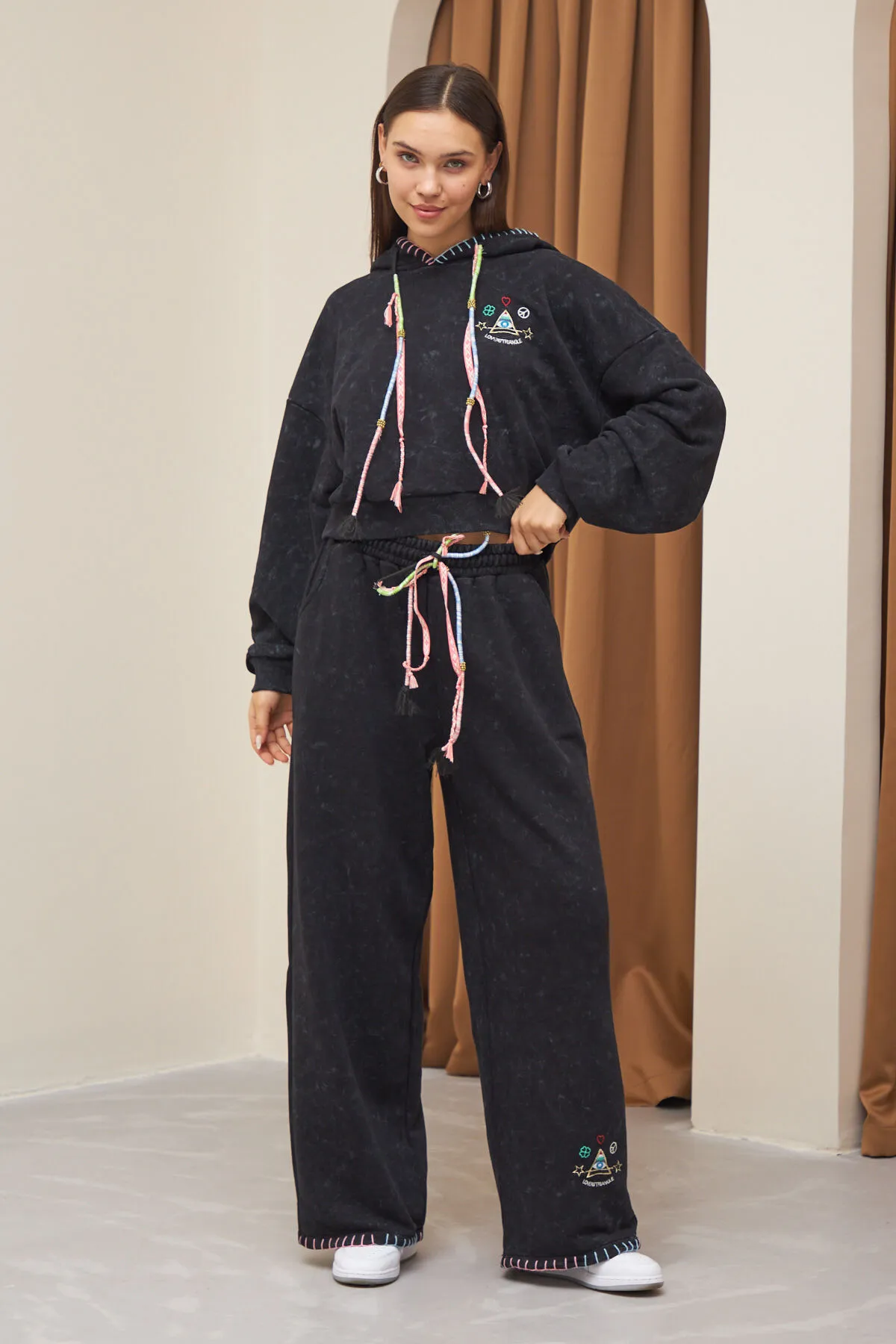 Laluvia  Zweiteiler - Grau - Regular Fit