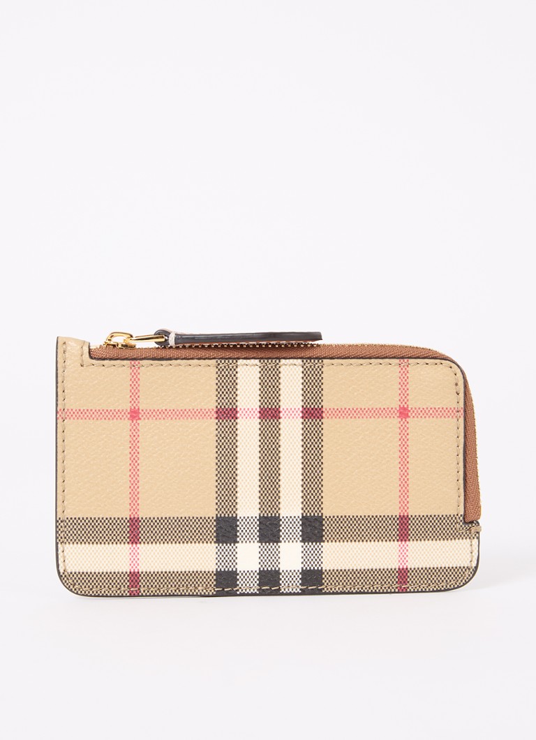 Portofel din piele cu imprimeu de card Burberry Check