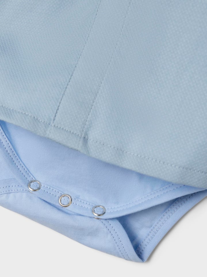 name it Hemdbody mit Fliege NBMDEMOLLE SHIRTBODY in chambray blue günstig kaufen 56
