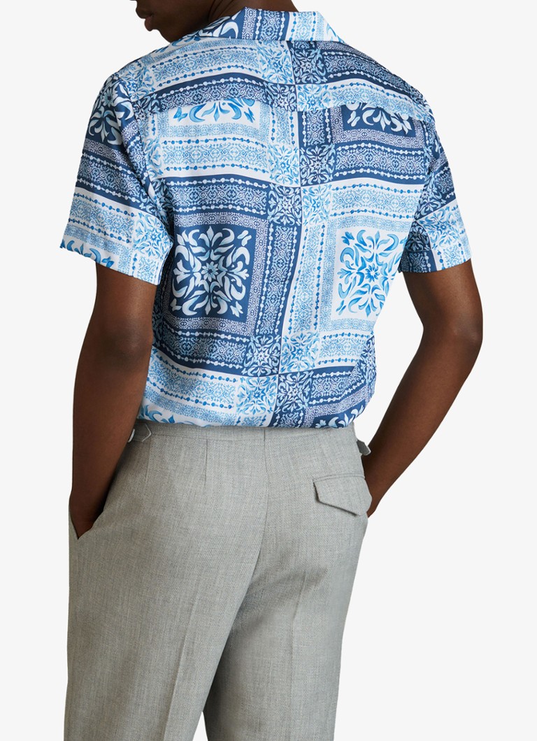 Cămașă Reiss Nico Classic Fit cu imprimeu grafic