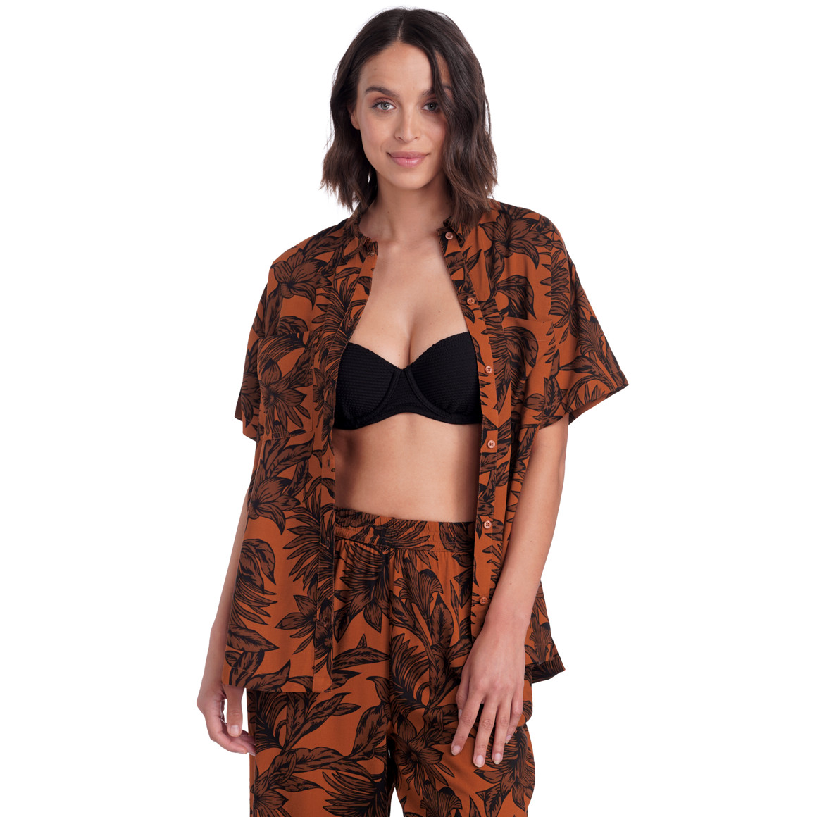 Damen Hemd im Tropical-Look