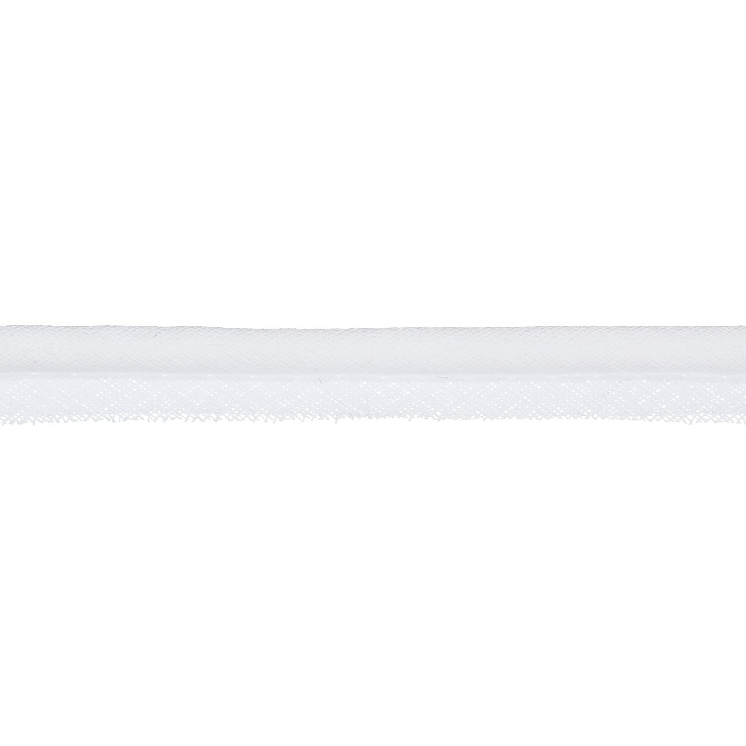buttinette Baumwoll-Paspelband, weiß, 4 mm Ø, 5 m