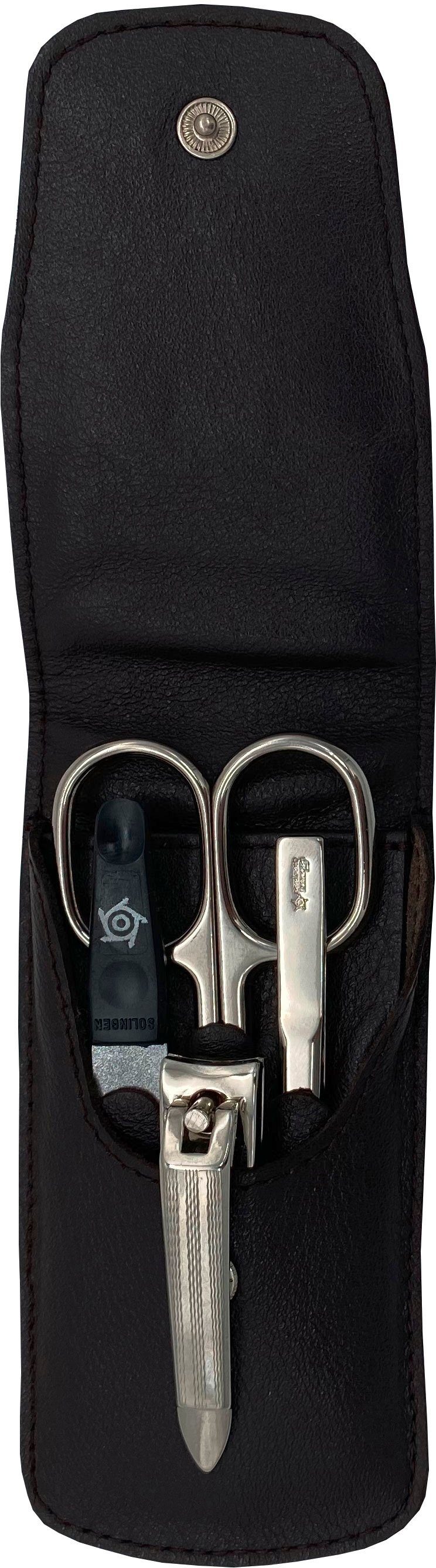 PFEILRING Maniküre-Etui, 4 tlg., Nappaleder