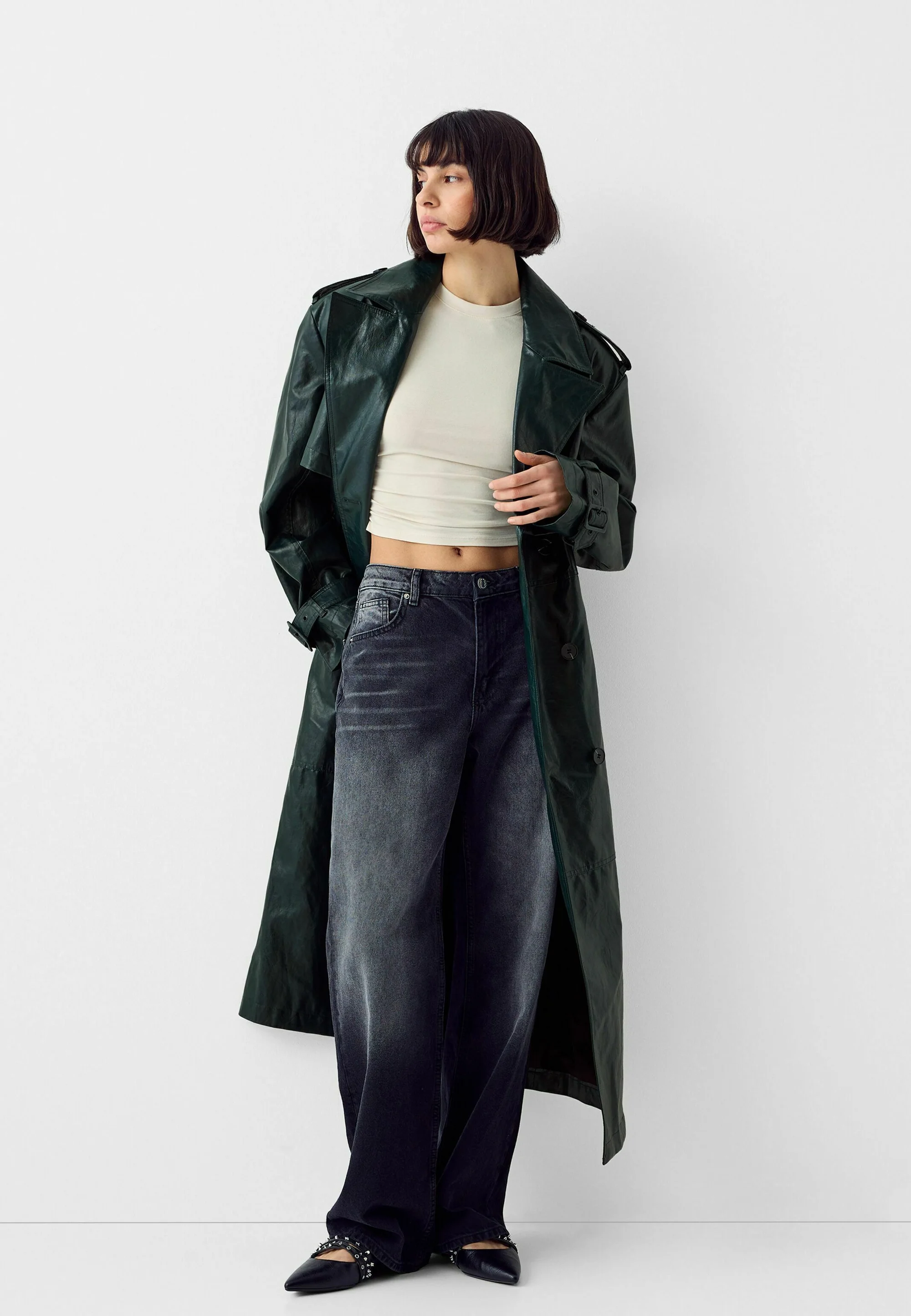 Gabardina Bershka