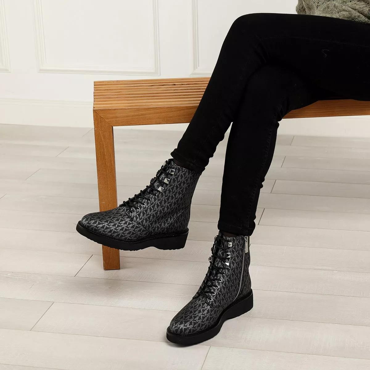 MICHAEL KORS Stiefeletten grau Schnürstiefel