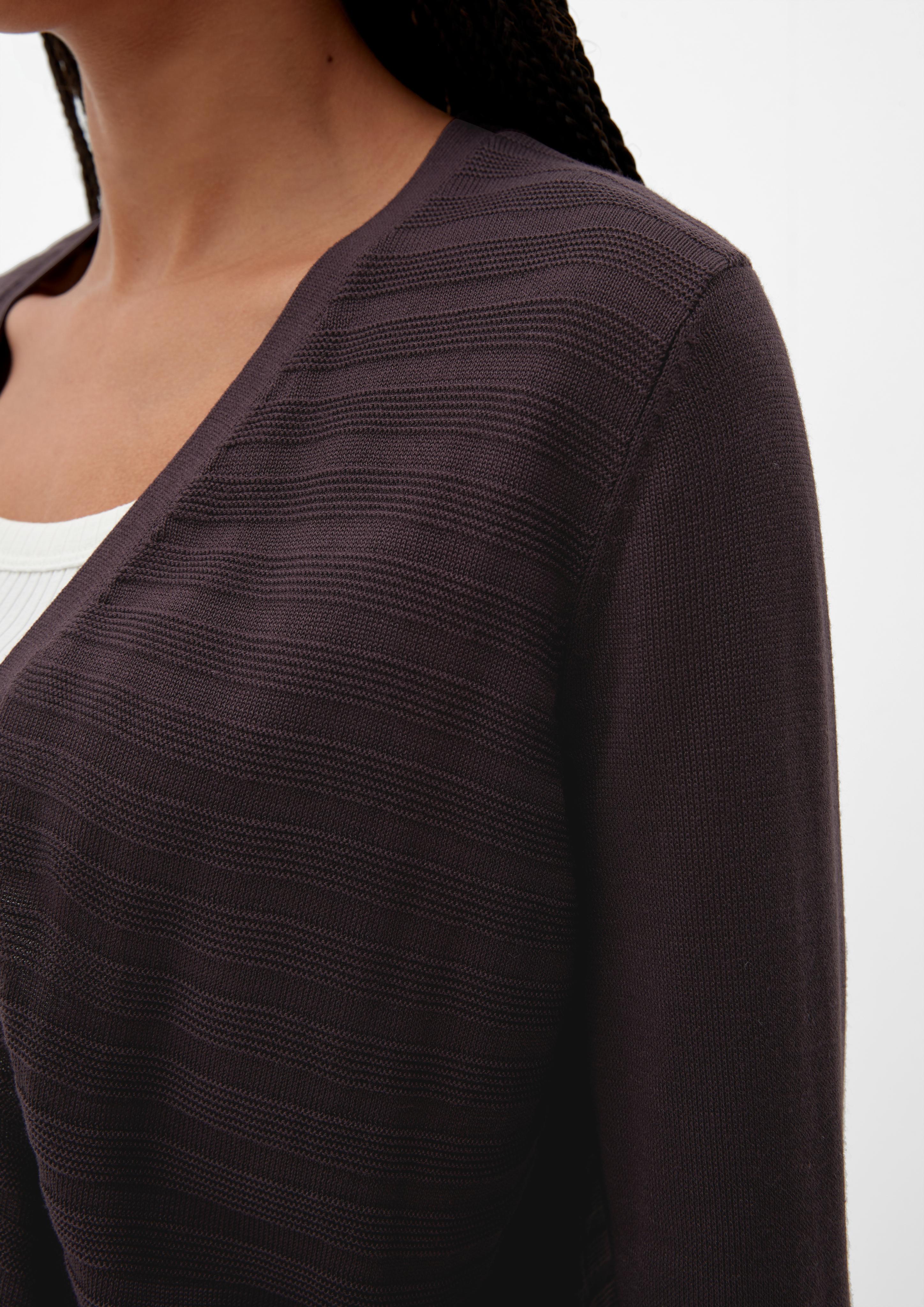 Leichter Cardigan mit Strickmuster  2125101-4988