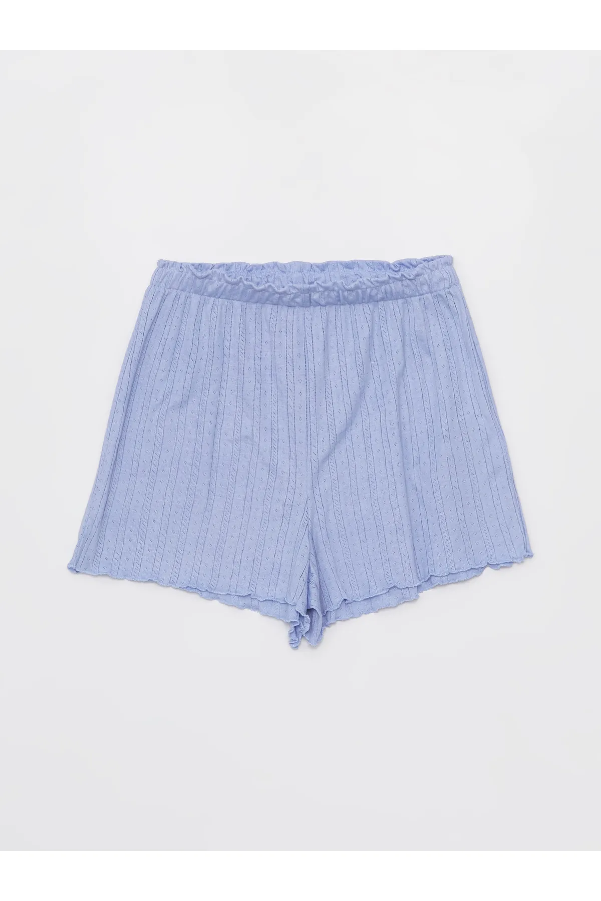 LC Waikiki  Selbstgemustertes Trägerpyjama-Set für Damen mit V-Ausschnitt und Shorts