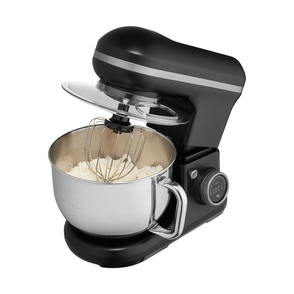 Küchenmaschine Digital mit Eisschüssel, schwarz (MD 18420)