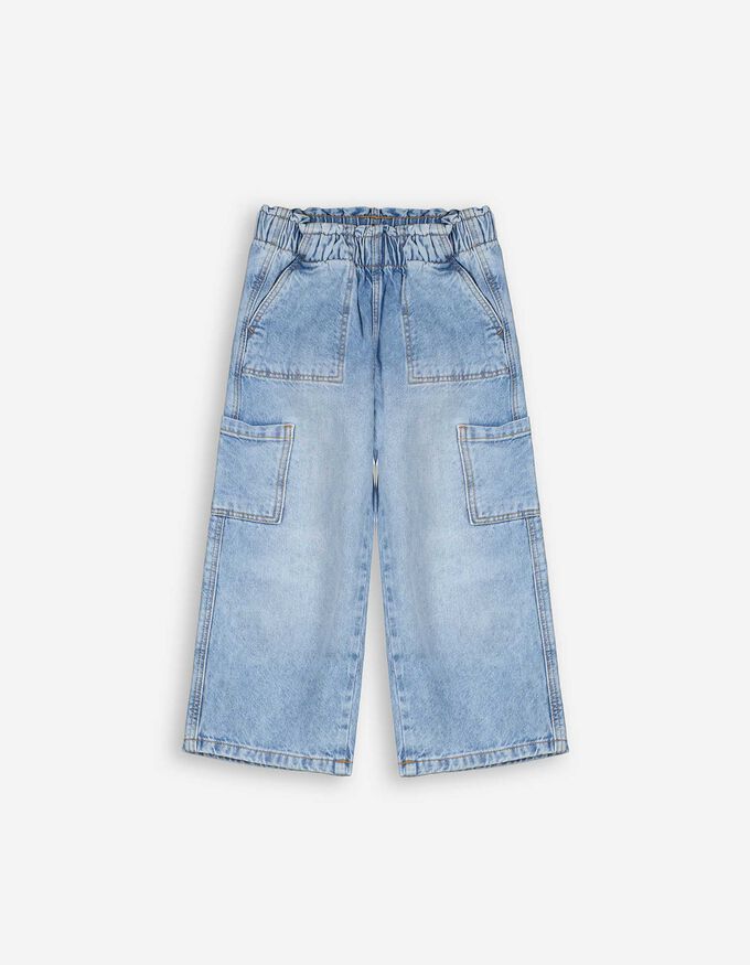 Paperbag Hose - Denim