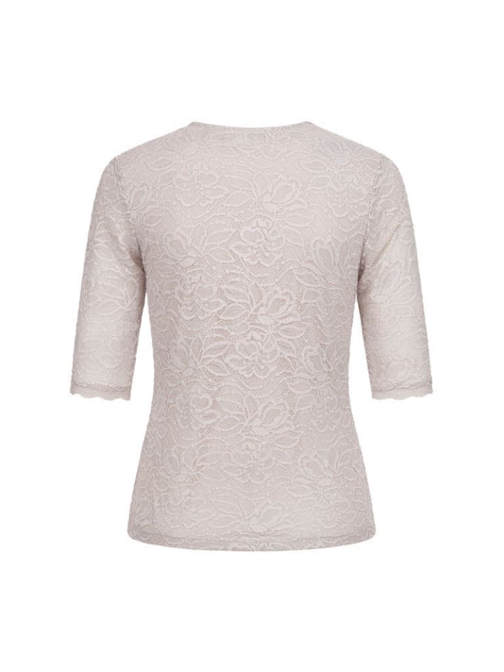 Nübler Trachtenbluse kurzarm Frieda in Silber günstig kaufen