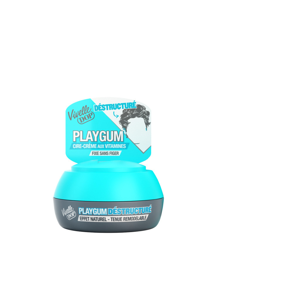 DOP PLAY GUM Cire-Crème Coiffante aux Vitamines Effet Déstructuré