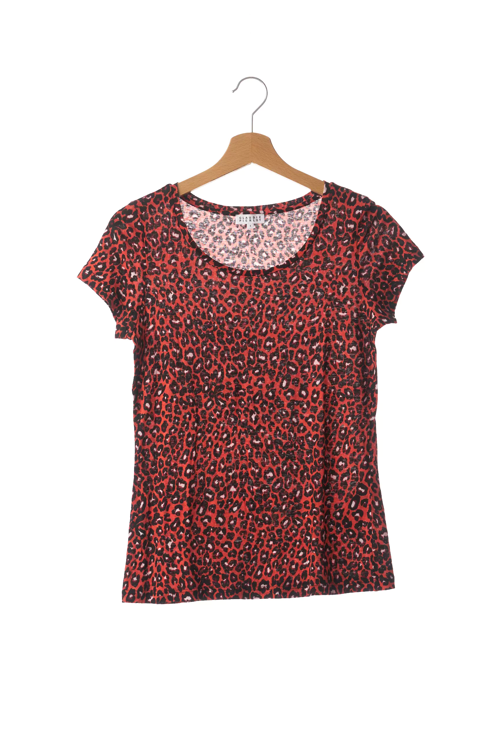 Claudie Pierlot Tshirts Femme couleur rouge