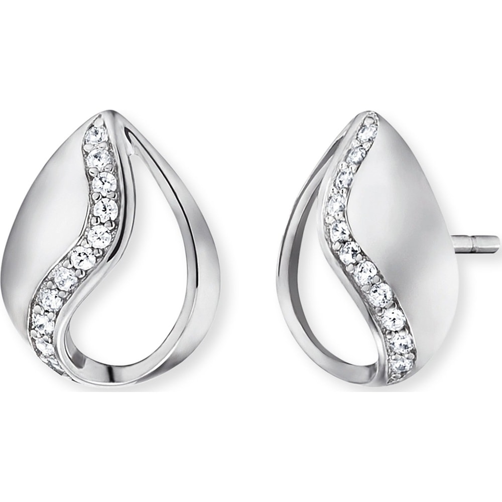 Engelsrufer Boucles d'oreilles à fermoir à poussette 925 Argent rhodié Boucles d'oreilles
