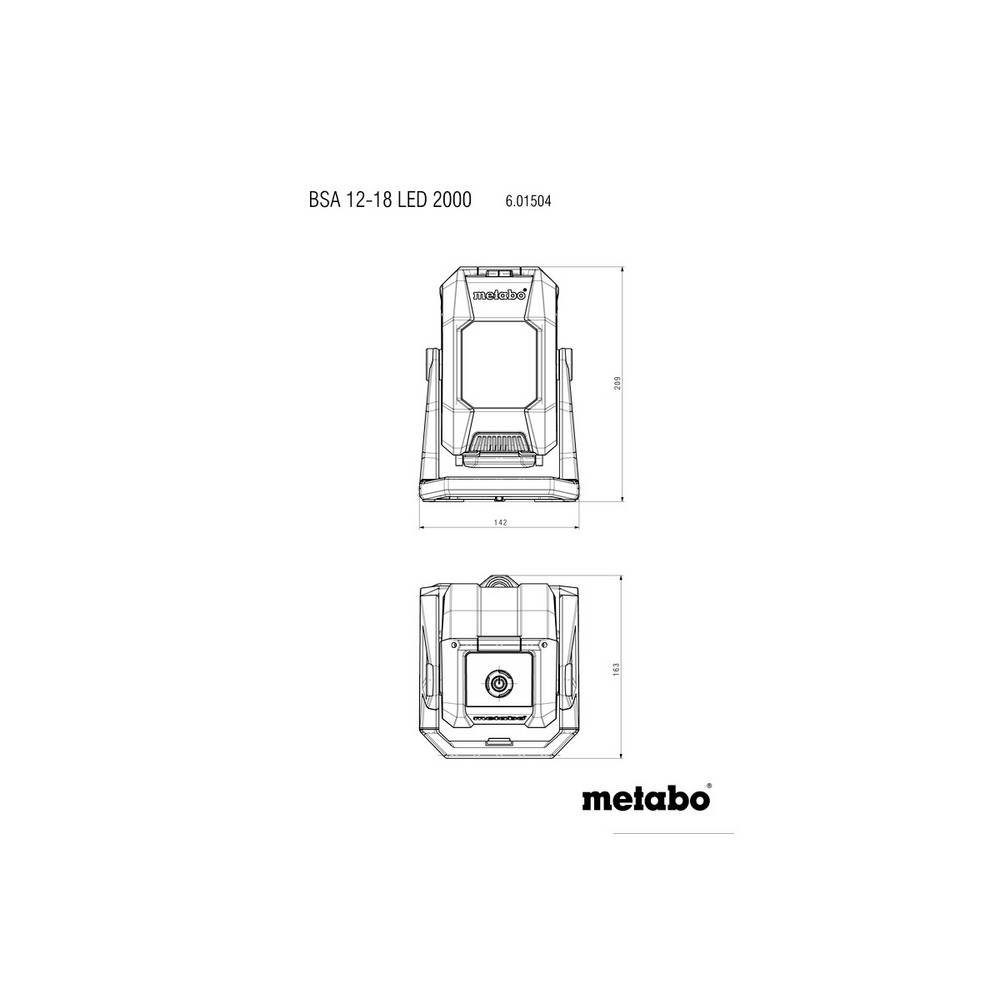 metabo Baustrahler Akku-Baustrahler