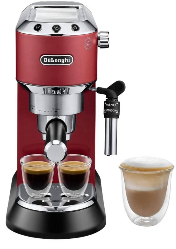 De'Longhi EC685.R Kaffeemaschine Rot, Silber