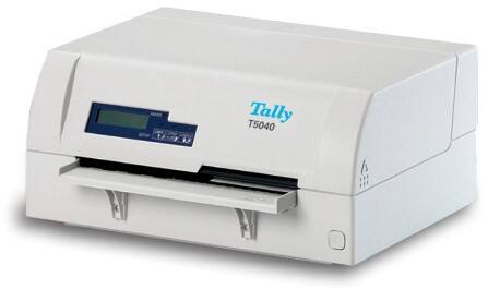 Tally TD5040 Mono Nadeldruck Sparbuchdrucker Weiß