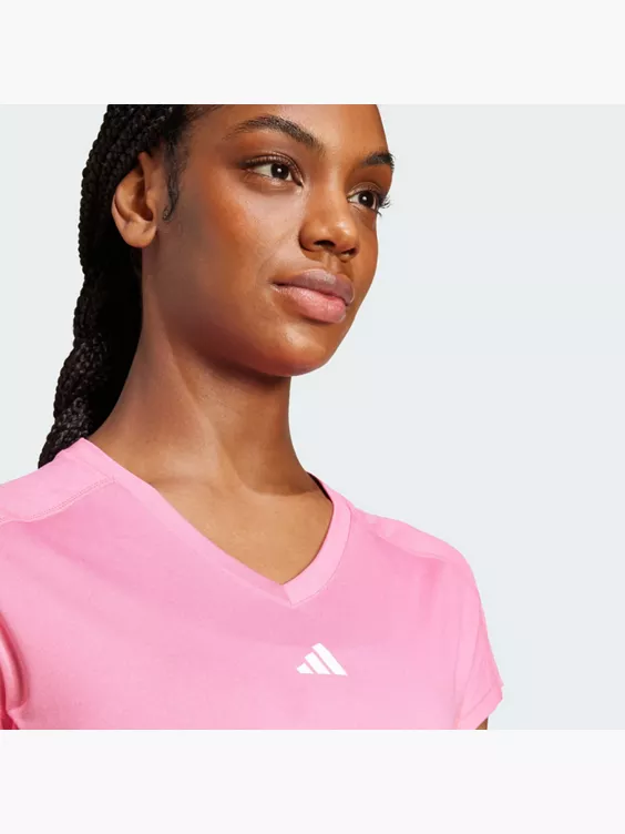 adidas AEROREADY Train Essentials Minimal Branding V-Neck T-Shirt