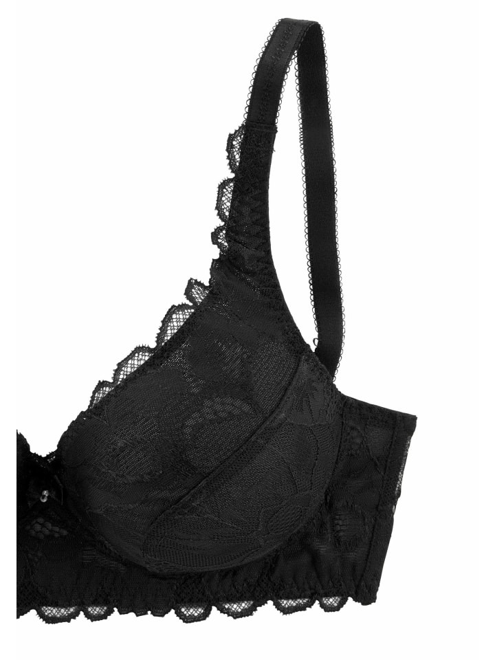 LASCANA Bralette-BH in schwarz günstig kaufen