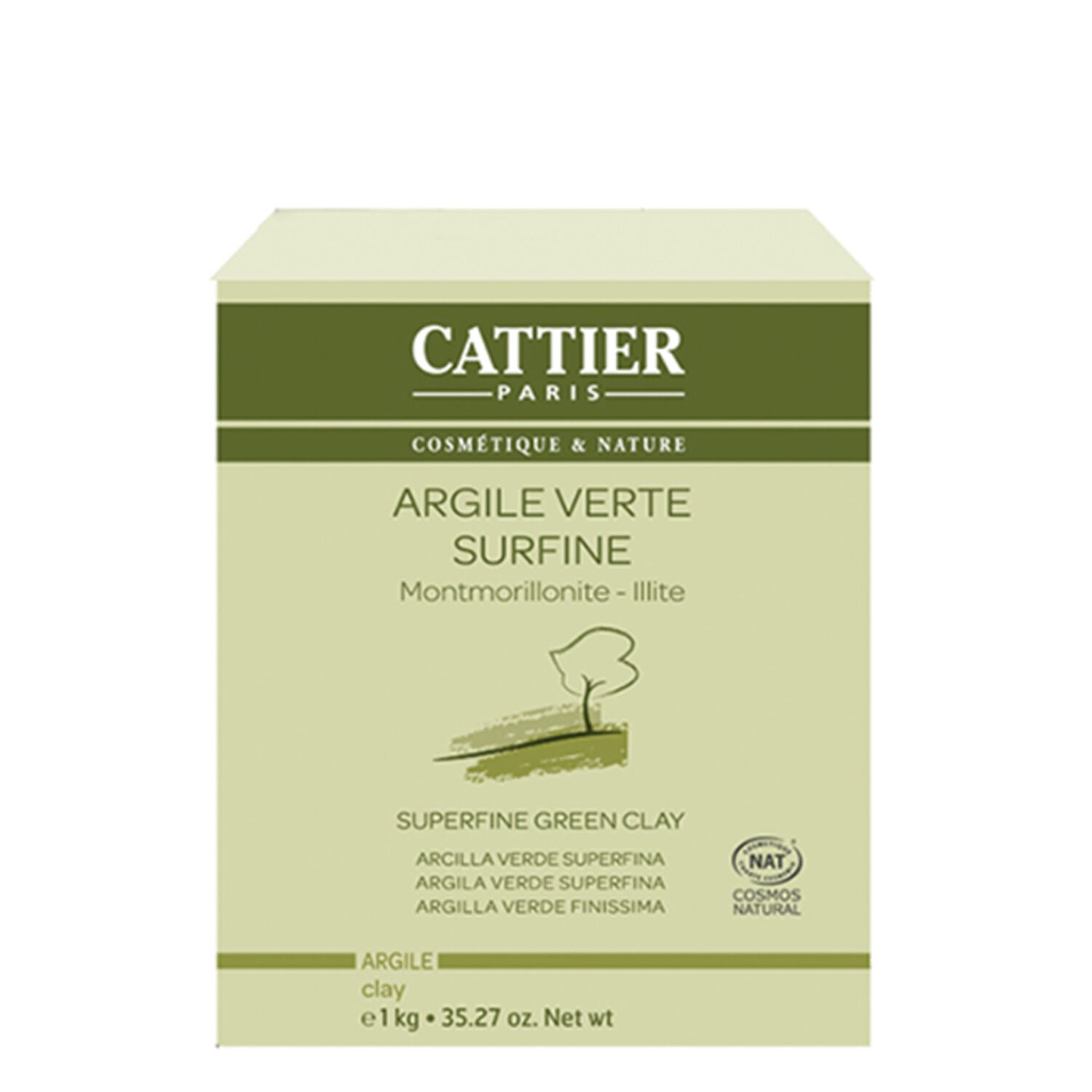 Cattier Argile Verte Surfine Multiples Usages