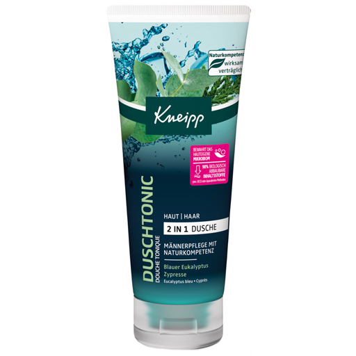KNEIPP Dusch-Tonic Männer 2in1 Eukalyptus&Zypresse  200 ml  Duschgel