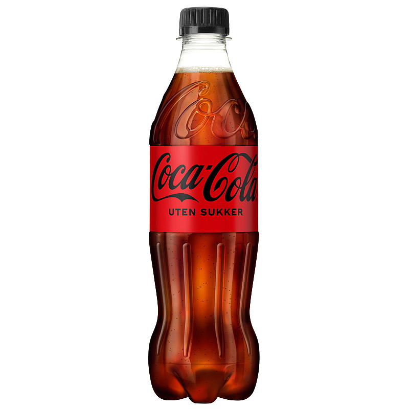 Coca-cola Coca-cola Uten sukker 0,5 liter