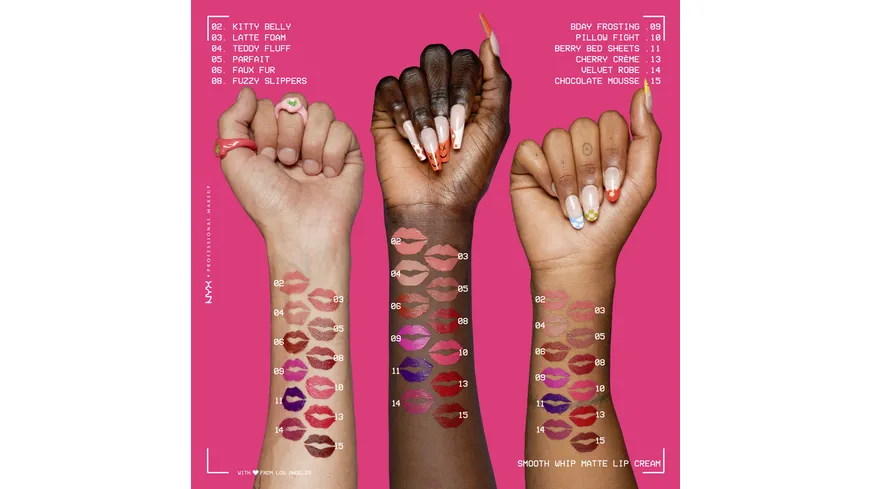 NYX PROFESSIONAL MAKEUP LIP WHIP LIP CREAM 13 Cherry Creme - Cherry Creme