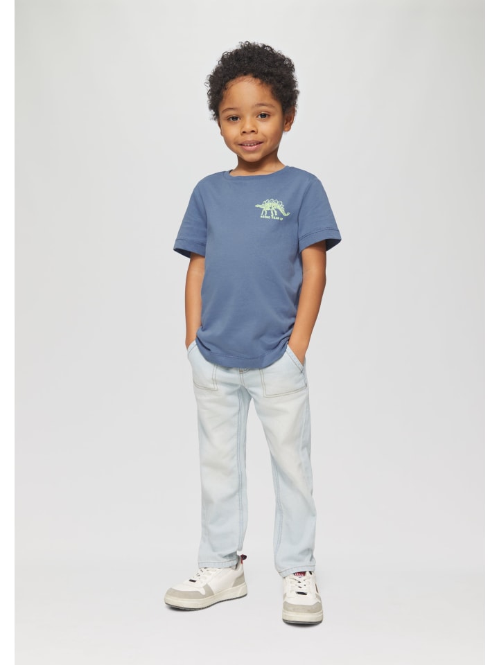 s.Oliver T-Shirt kurzarm in Blau günstig kaufen