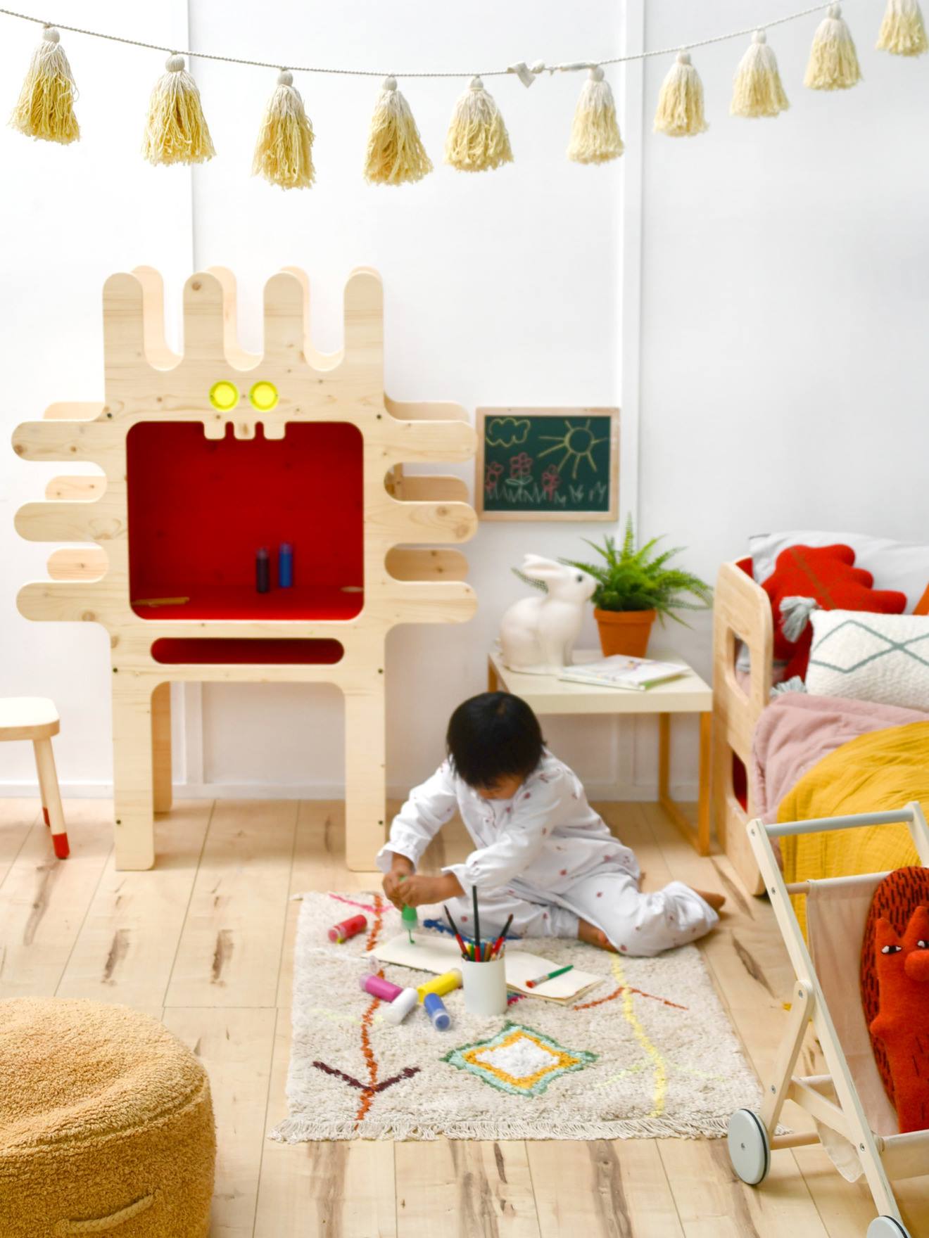 Lorena Canals Kinderzimmer Teppich MINI BERBERE LORENA CANALS - mehrfarbig