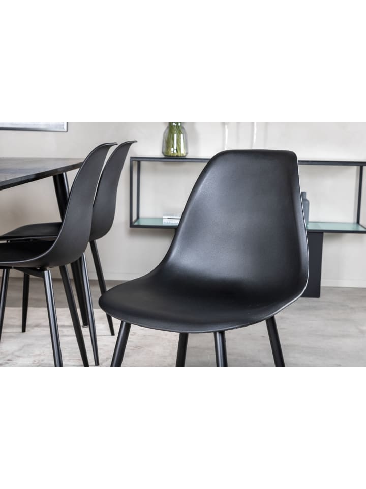 ebuy24 Essgruppe Dipp 46 (7-teilig) Schwarz 90 x 180 cm günstig kaufen onesize