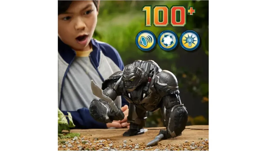Hasbro - Transformers: Rise of the Beasts Command & Convert Animatronic Optimus Primal Toy (12.5”)