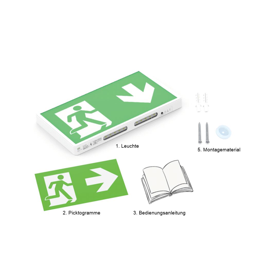 ENOVALITE LED-Fluchtwegleuchte