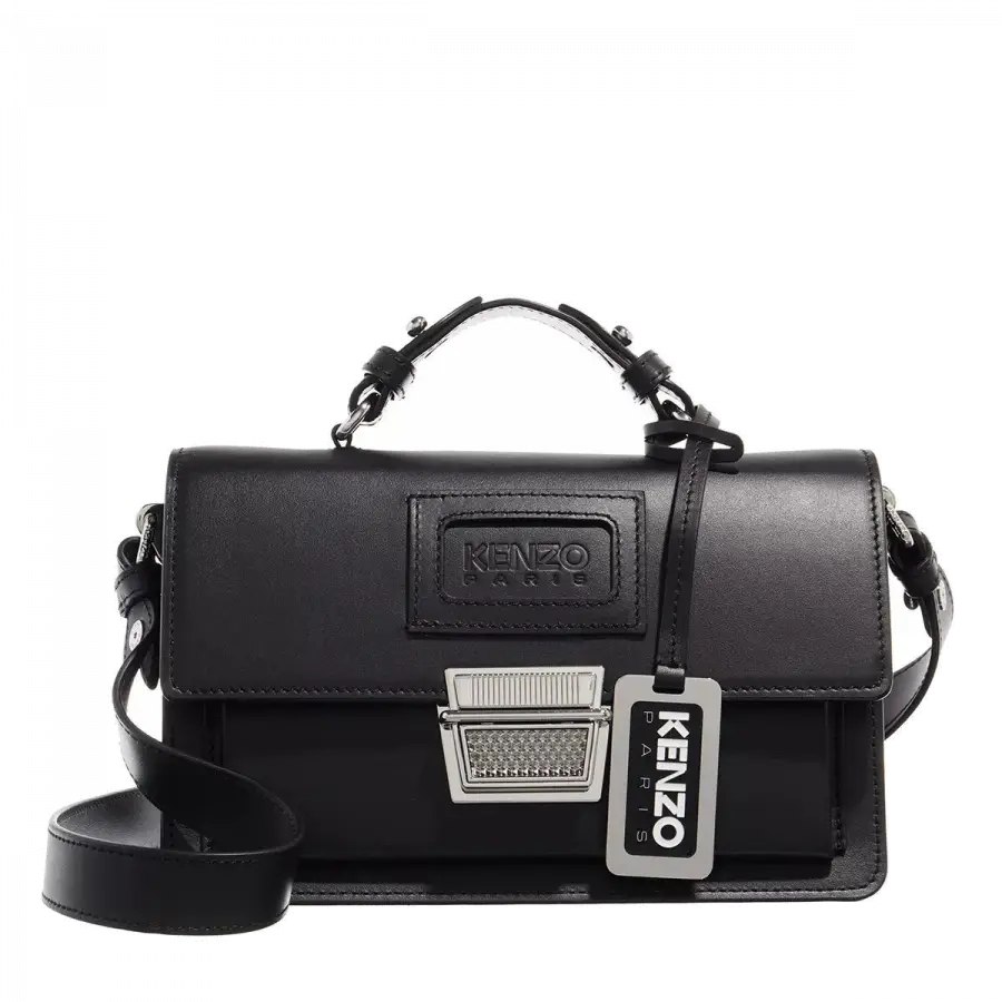 KENZO - Kenzo Shoulder Bags Kalbsleder Black - schwarz
