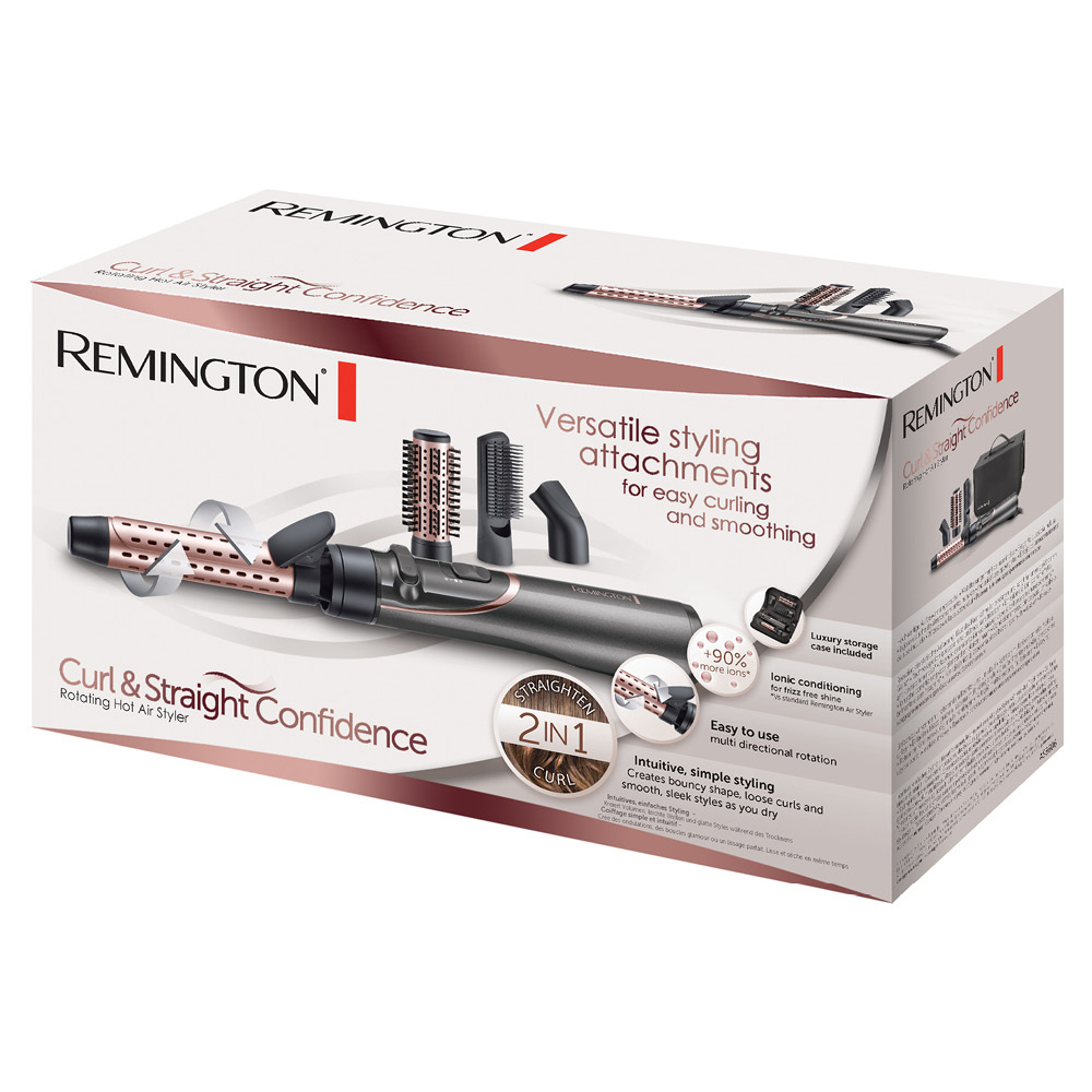remington Curl & Straight Confidence AS8606 Brosse soufflante rotative