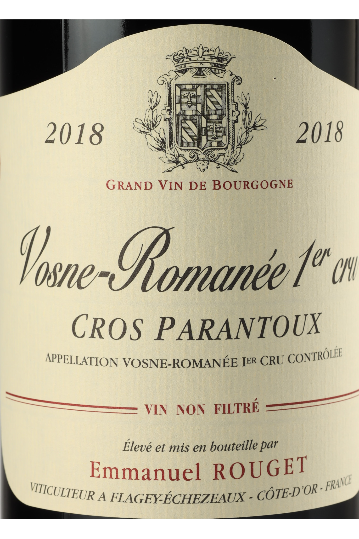 Emmanuel Rouget Cros Parantoux 2018, Vosne Romanée