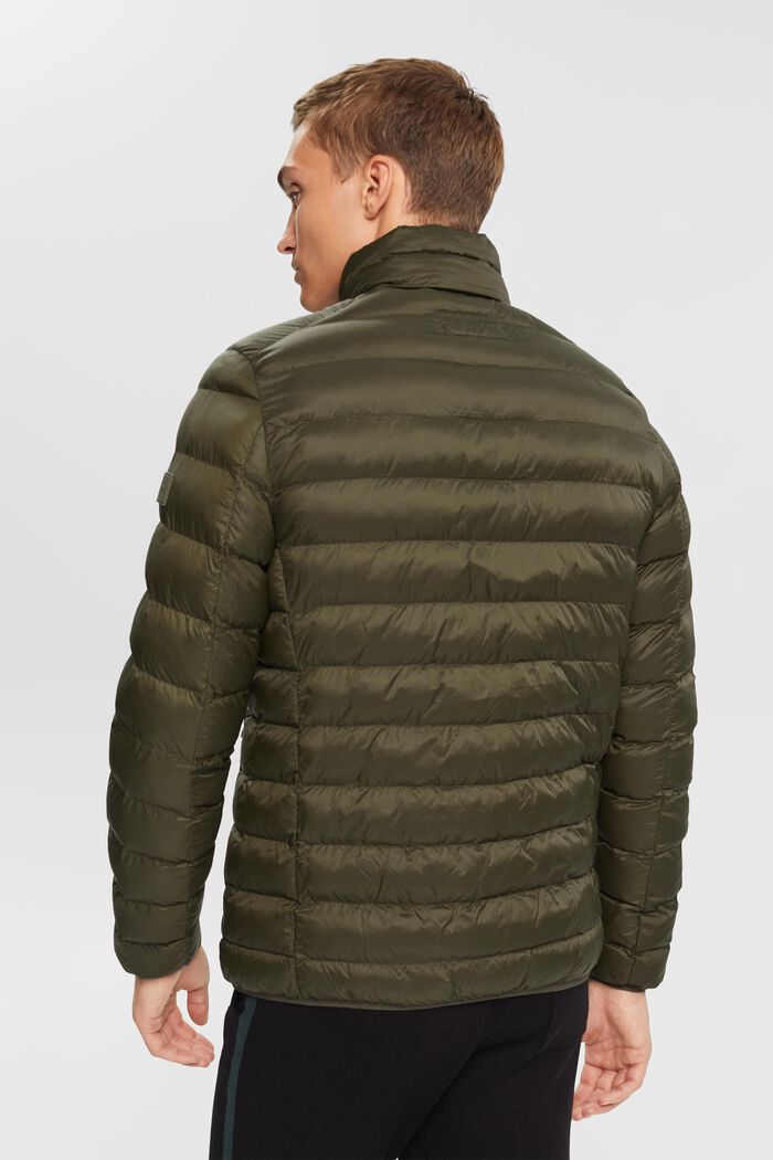 Steppjacke mit hohem Kragen