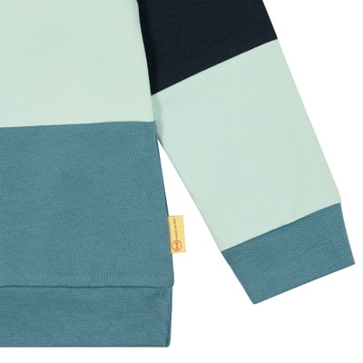 Sweatshirt, mittelblau für Jungs