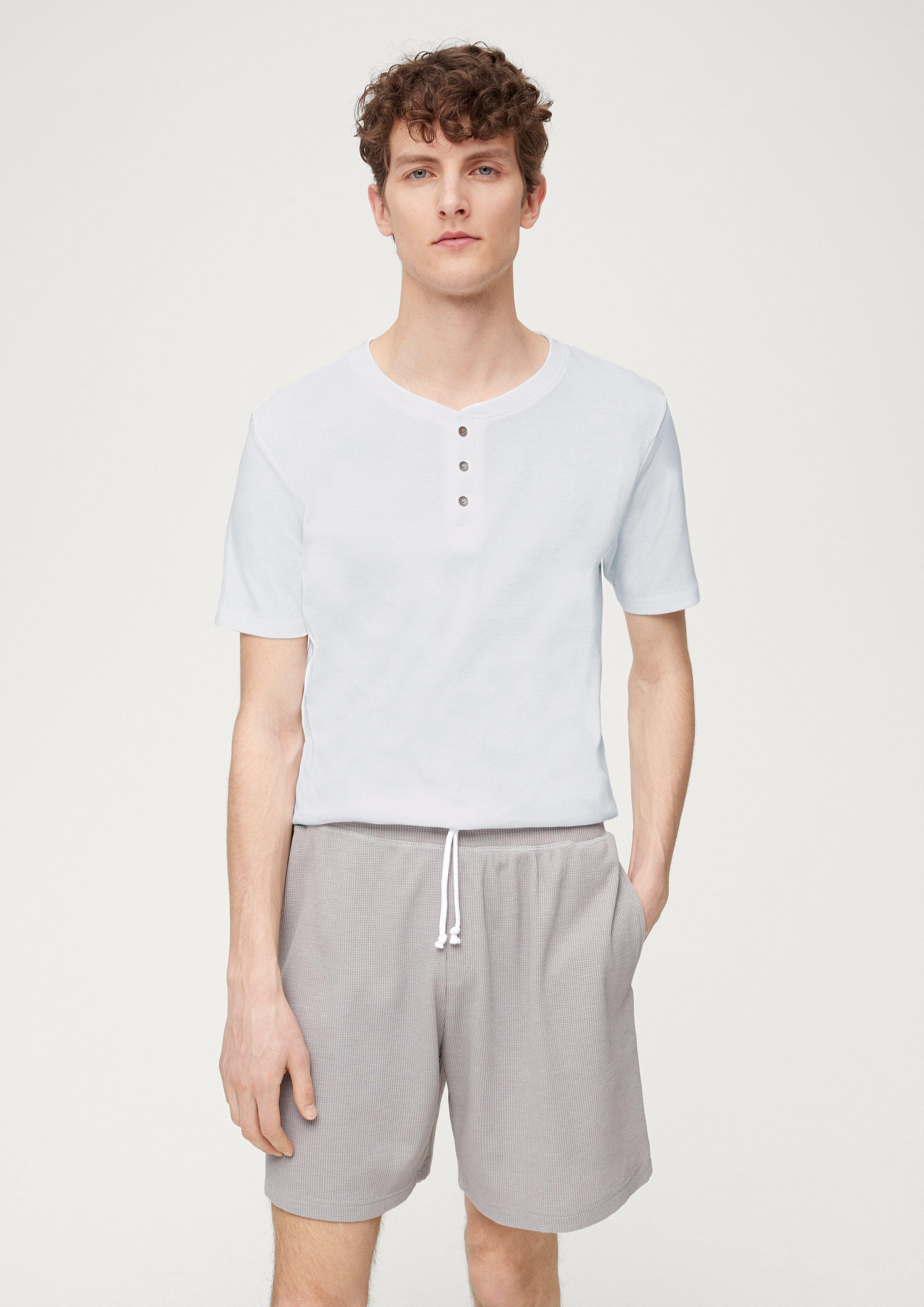 Pyjama-Shirt mit Knopfleiste  6008388-0100
