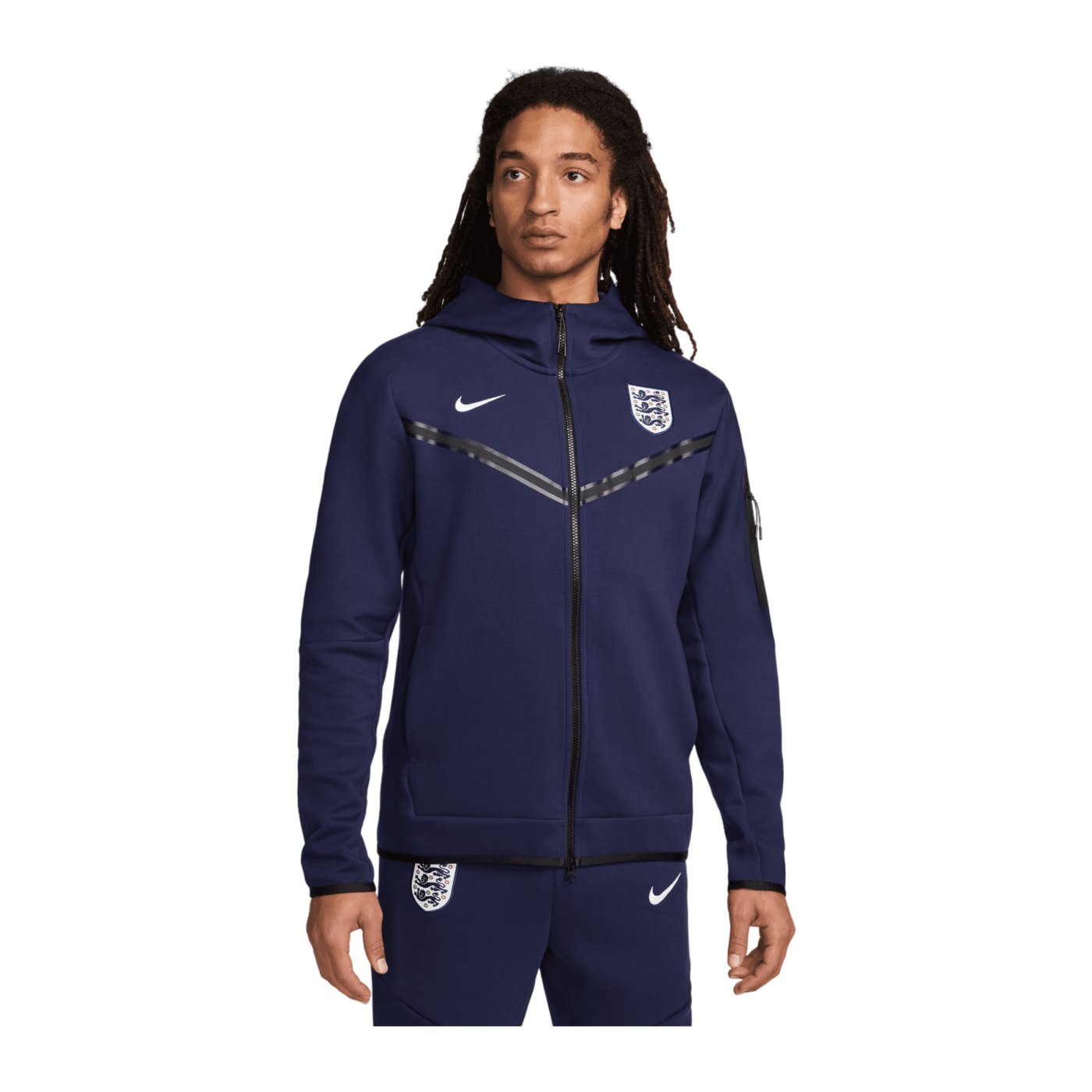 Nike England Tech Fleece Hoody EM 2024 Lila F555