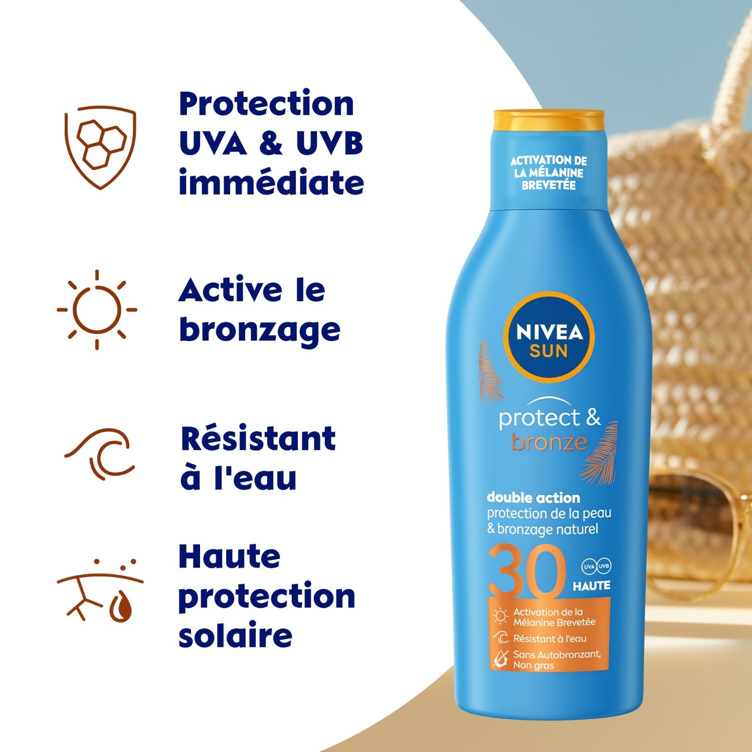 Loțiune de protecție solară NIVEA SPF30