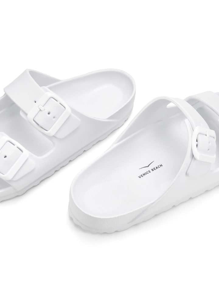 Venice Beach Badepantolette in weiß günstig kaufen