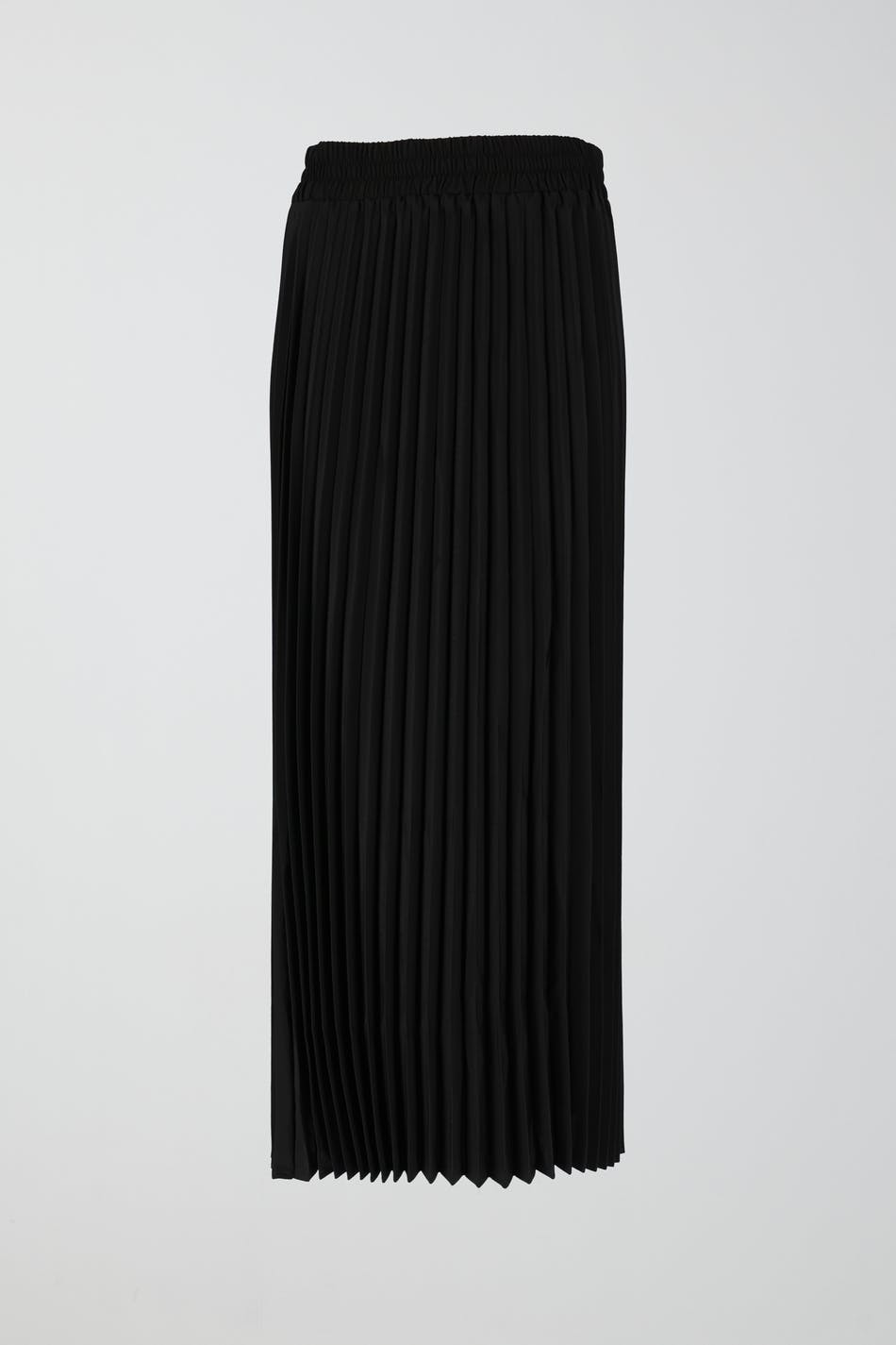 Plisse maxi skirt