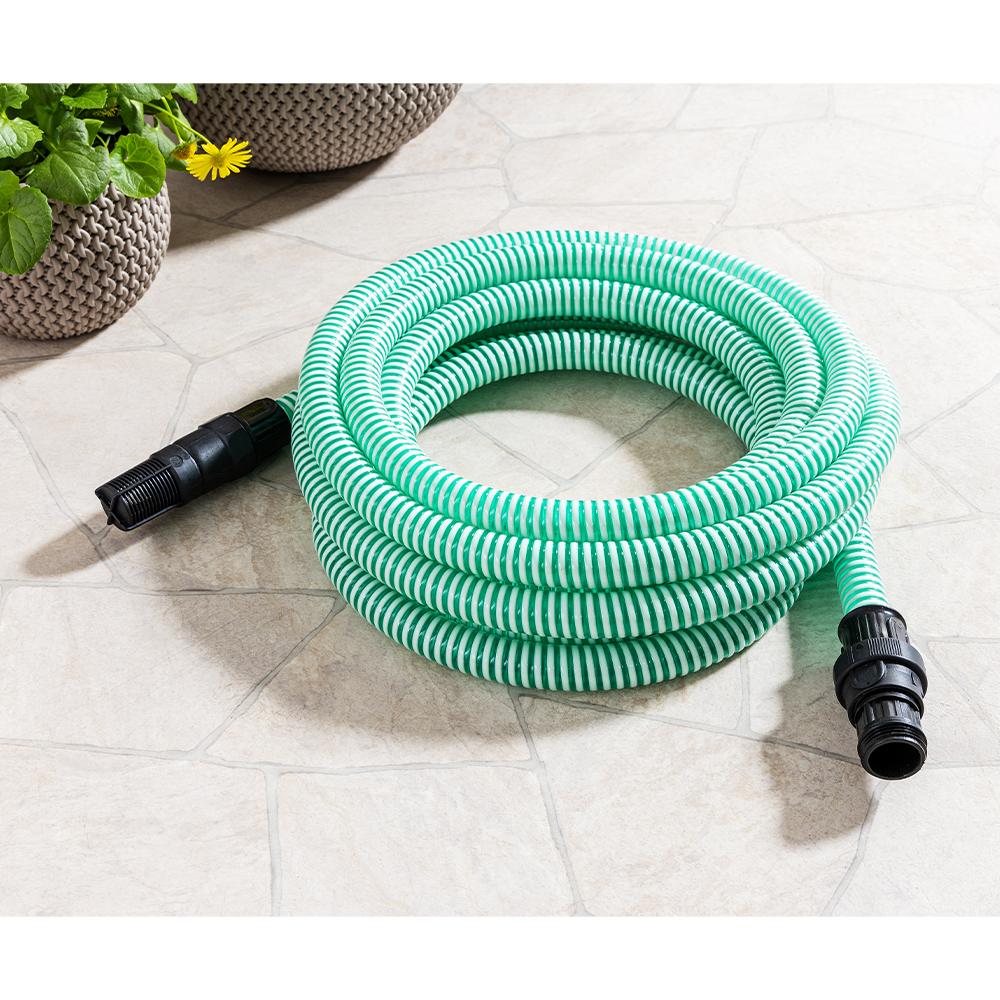 Powertec Garden Saugschlauch-Garnitur - ca. 4 m